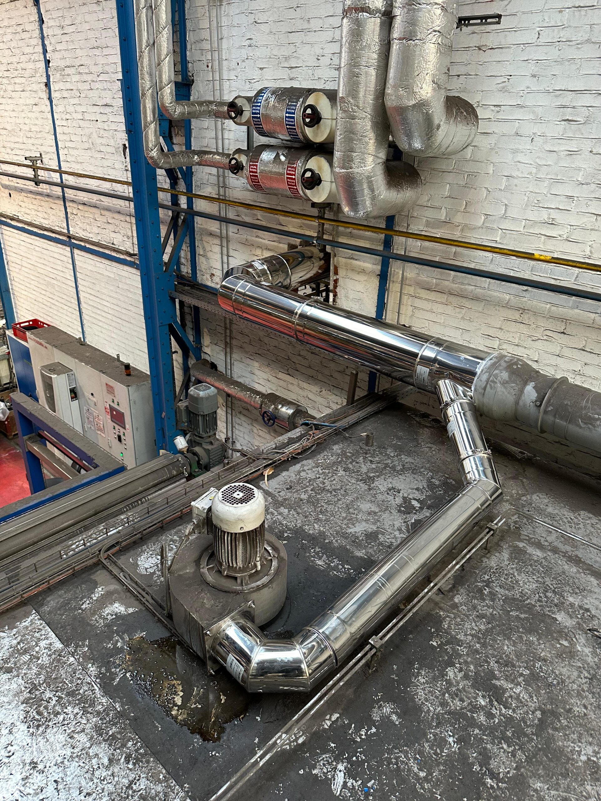 Schornsteinbau bei DB Werk Dessau